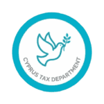 Cyprus Tax Department logo featuring a dove and olive branch.